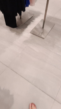 Feet in Sandals in Mall (i Found the Perfect Skirt)