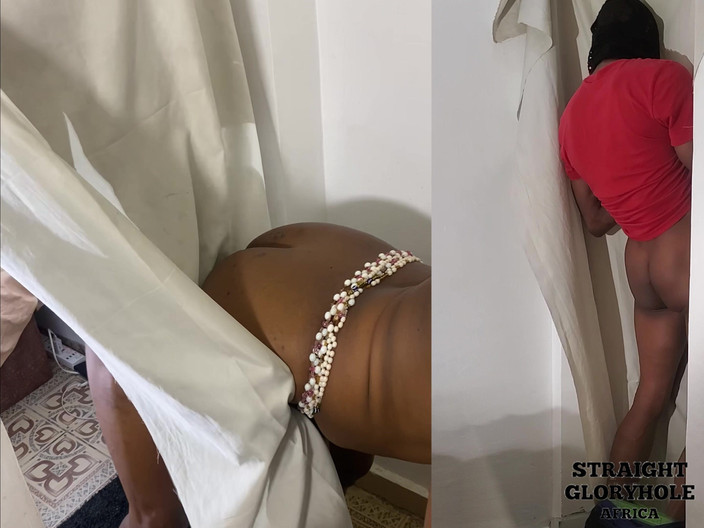 Straight gloryhole Africa: Ma cousine est tellement sexy, je voulais avaler son sperme,...