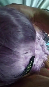 Ebony Wife Shared Sucks Two Cocks to Get Sperm for Her Tits
