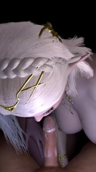 Sexy Elf Double Blowjob