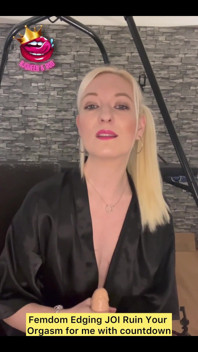 Femdom Edging JOI Ruin Your Orgasm for Me with Countdown.