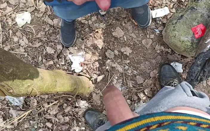 Idmir Sugary: Old Man Fucks My Foreskin - Enjoying Uncut Cock - Cum on...