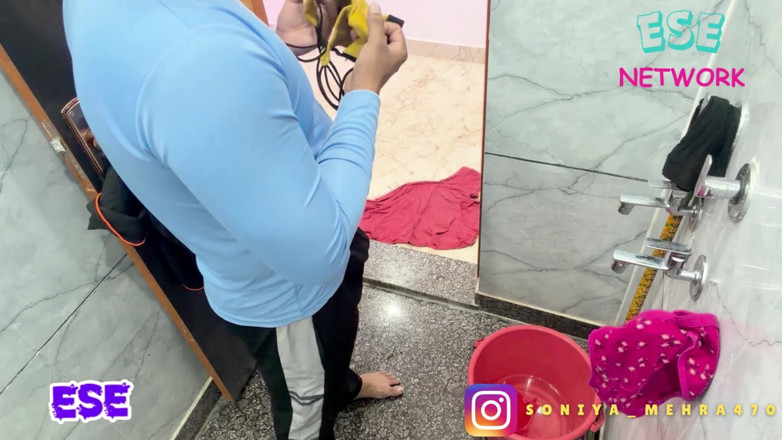 Sammy Sins: Bhabhi Caught Me Jerking off with Her Bra and Panties