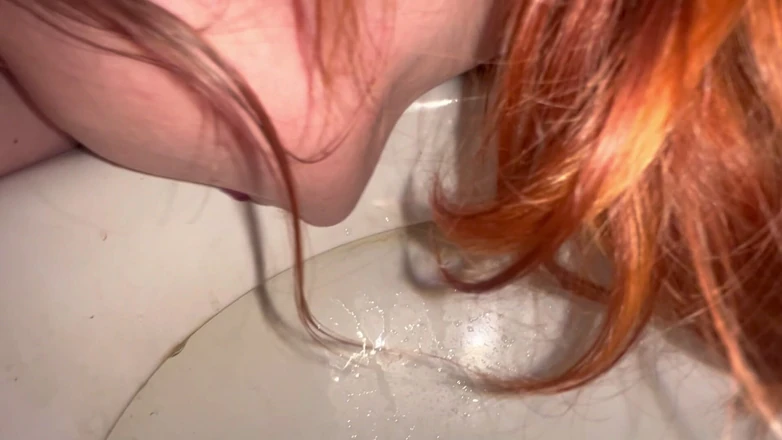 Elena917: Licking Toilet Till Orgasm