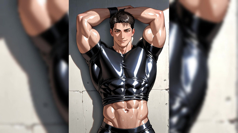 Erotic Man: Ai Porn Hunks पोज दे रही हैं