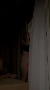 A Young Boy Fucks His Slender Stepmother in a Hotel Room