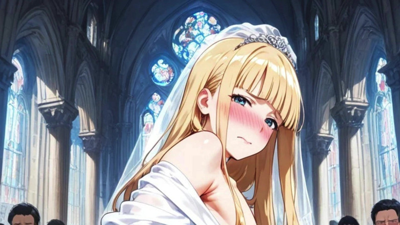 Real story futanari JOI: Une Mariée Femboy Blonde Séduisante Écarte Ton Joli Trou Du Cul -...