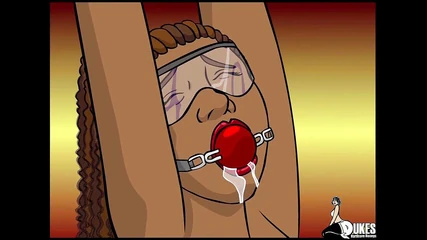 Big booty ebony superheroine captured by aliens