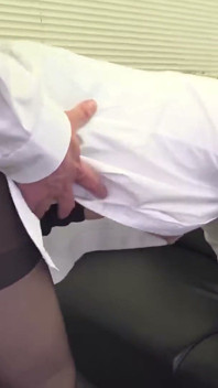 Black Pantyhose Boss - Her Teasing Panty Flash Turns Into Stress-relief Sex - Cut3