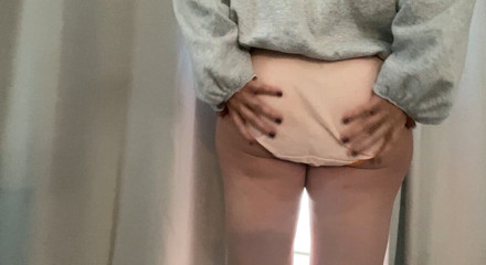 Everydeygrey FTM: Masírování mého velkého zadku a kundičky s Wedgie