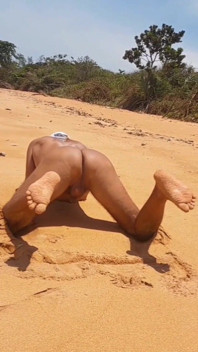 Ladysilva Hot Ass Femboy on the Beach
