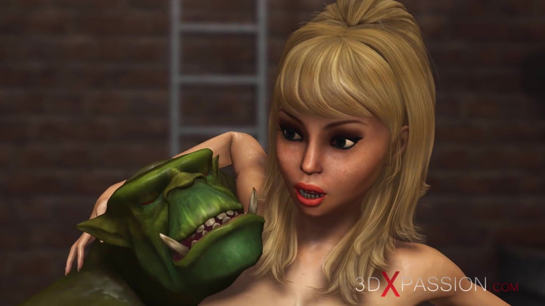 3dxpassion: Verrückter fick in der abwasserkanälein! Sexy blondine wird von einem...