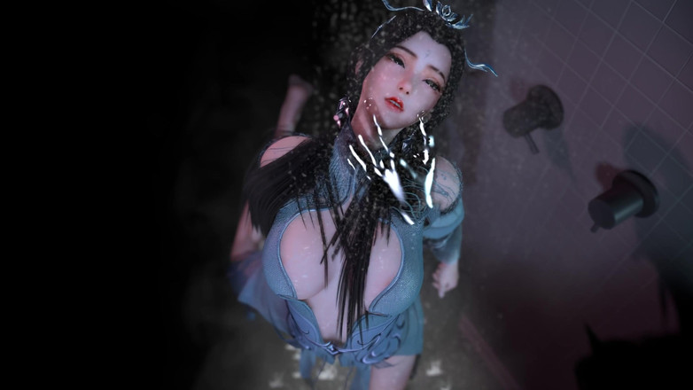 Why fuck so hard: 3D söt cosplaybrud som bär sexig klänning knullades av stor...