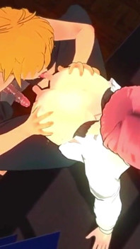 Chainawman - Makima, plaisir au bureau - animations hentai en 3D