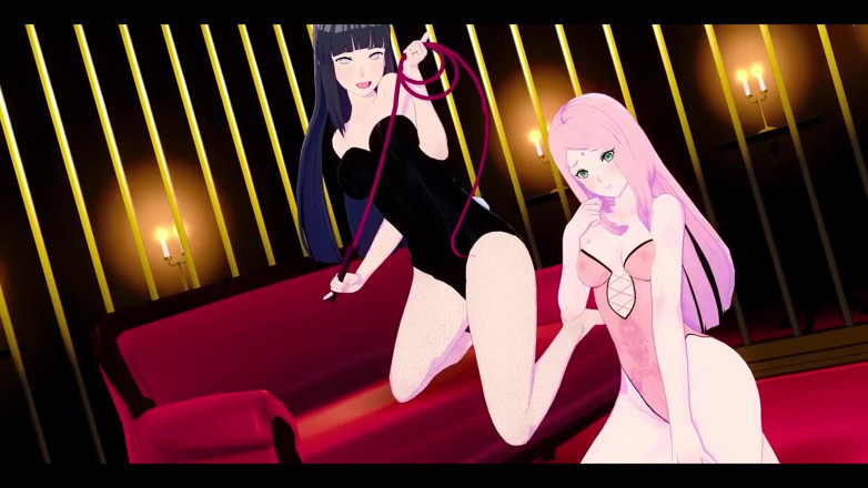 Fantasy king: Hinata y Sakura se ponen celosas | Película hentai de Naruto |...