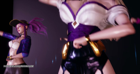 3D-Hentai Games: Popstars ahri akali evelynn kaisa sarvashreshth bina sensar kiya huaa 3di...