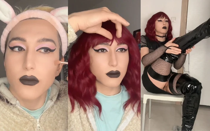 Viper Fierce: Boy 2 chicas sexy transformación feminización