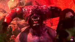 Prachtige blondine wordt wakker met seks van andere seksgekke babes en past er precies in