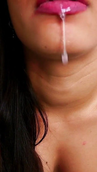 Good Dildo in My Pussy with Lots of Drool