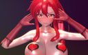 Mmd anime girls: Mmd R-18 anime cô gái khiêu vũ sexy clip 68