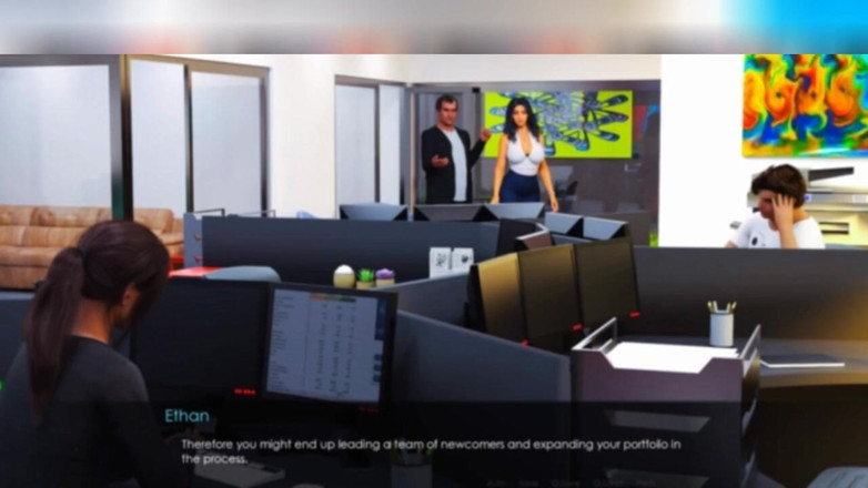 3DXXXTEEN2 Cartoon: Anna travaille dur pour sa promotion. Dessin animé porno en 3D,...