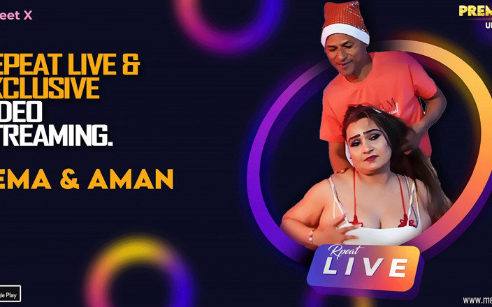 MeetX: Geil stel heeft seks en geniet in een liveshow