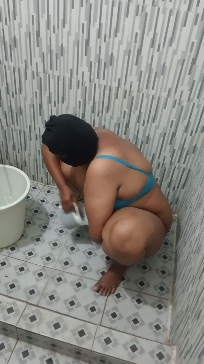Benita sweety: Solo kąpiel pulchna ciocia