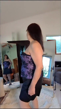 My Butthole and Hairy Pussy Are Enjoying My Glass Knobby Dildo It Feels so Good