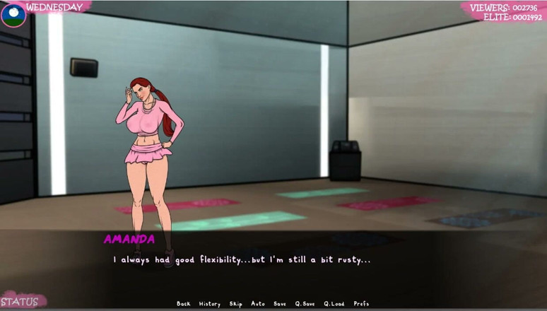 XXX Games Bunk: Sexy Workout in Gym Topless and Revealing Clothes