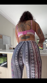 Oh you know, just doing dishes. 