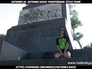 Hotkinkyjo: Hotkinkyjoxxx proffesional style films: Hotkinkyjo Villa Borghese - 로마에서 피스팅 및 탈출
