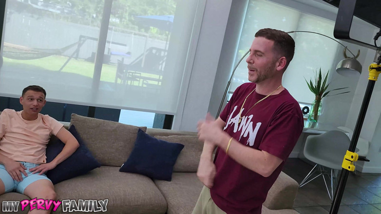 My Pervy Family: Mypervyfamily - Behind the Scenes with Justine Jakobs &amp; Johnny Love!
