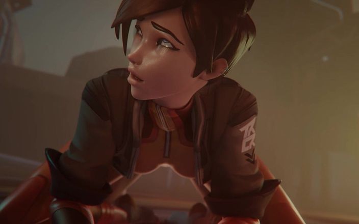 Jackhallowee: Kollektion av animationer av sex med tracer från Overwatch