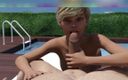 3DXXXTEEN2 Cartoon: Zábava u bazénu. 3D porno kreslený sex
