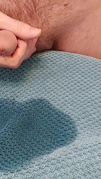 Up Close and Slow-mo, Solo Piss and Cum From 3 Angles