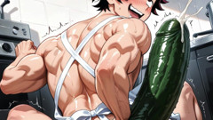 Femboy Ftm Shoving Huge Cucumbers up Their Slimy Holes. Hentai Ftm Animation. thumbnail