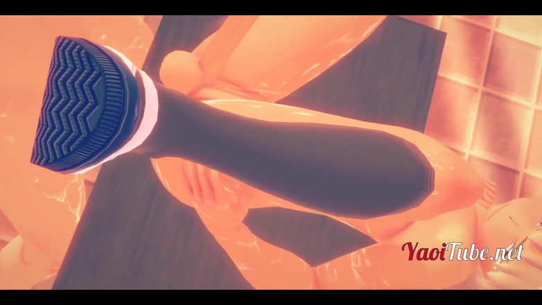 Yaoitube: Boku No Hero Yaoi 3D - Todoroki Shoto se fute și ejaculează în cur....
