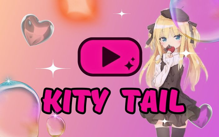 Kity Tail: 美女的阴户被强壮的阴茎同时体验了两次高潮