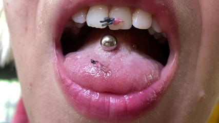 Cuteblonde666: Primo piano estremo grande clitoride vagina buco del culo bocca...