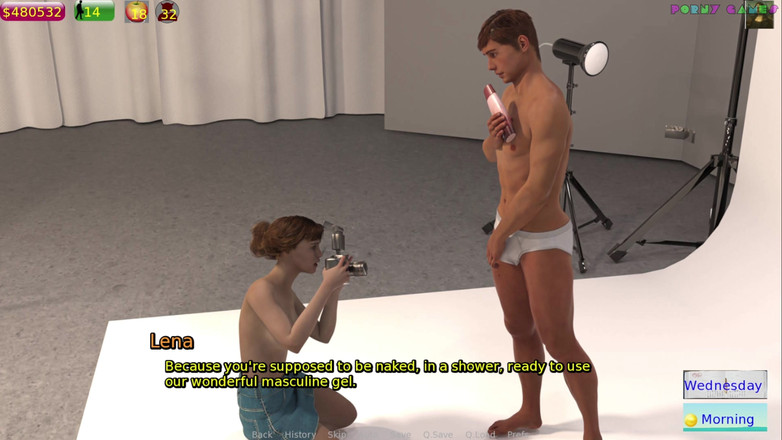 Porny Games: 슬로우 게임으로 원더랜드의 앨리스 - 상사와 섹스하는 마누라, 사진작가를 따먹는 남편 8