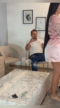I Fuck My Husband with a Big Big Black Cock, He Almost Breaks My Pussy