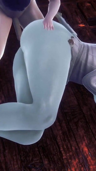 Alcina Dimitrescu Takes Anal Beads Dildo up Her Ass - Resident Evil Village Porn Parody
