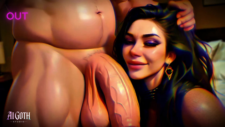 AI Visuals X: Goth Girl's Darkest Size Fantasy (ASMR Visuals)