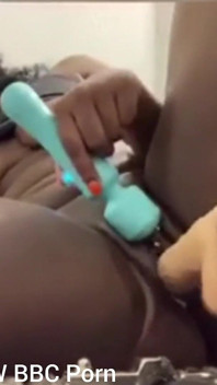 Legs Wide Open Pounding My Pussy with Fucking Machine Stimulating My Clit