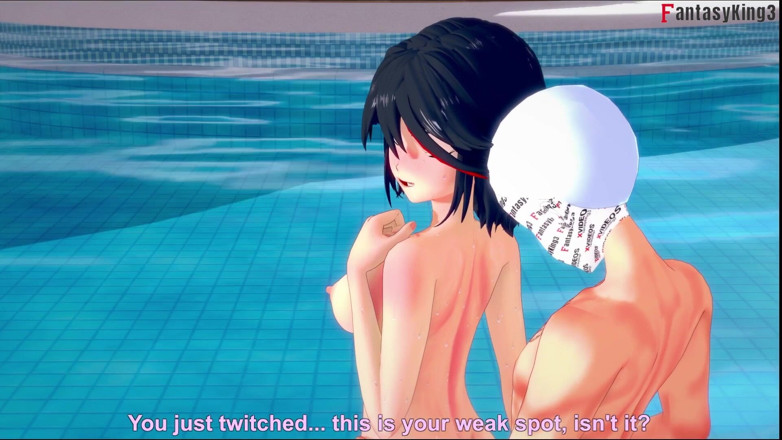 Fantasy king: Ryuko Matoi Sex na basenie