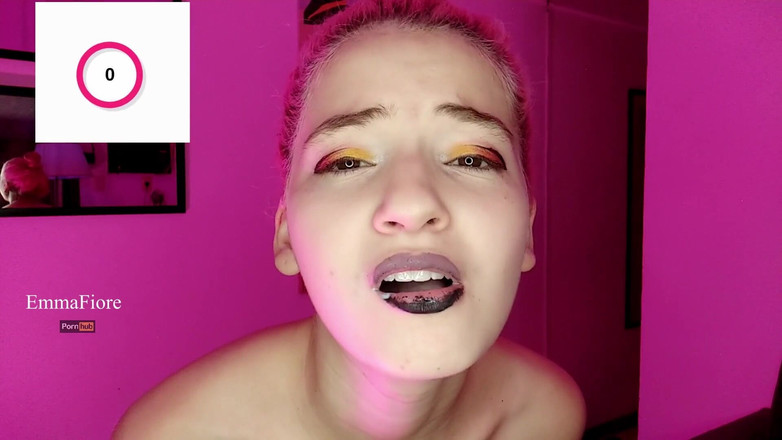 Emma Fiore: Nevlastní sestra femdom POV odpočítávání spermatu