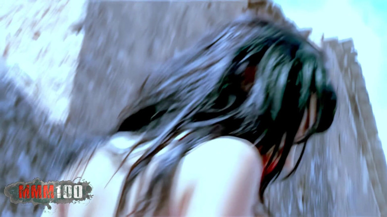 MMM100: Nina Roberts: Sexy Pornstar with Bigtits Stripping in Old House