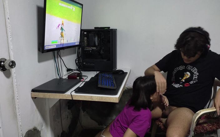 SugarPose: Jasmine distraherar sin pojkvän medan han spelar spel