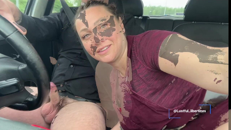 Lustful Libertines: Blowjob dalam kereta