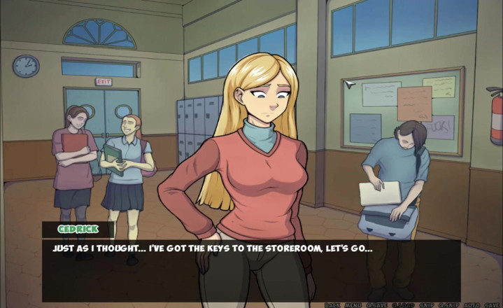 Hentai World: Witch hunter teacher and his student